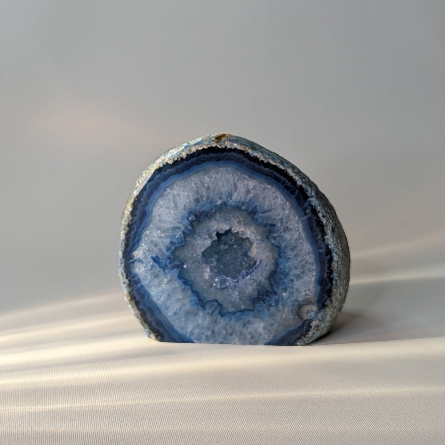 Blue Agate Geode (Option #10)