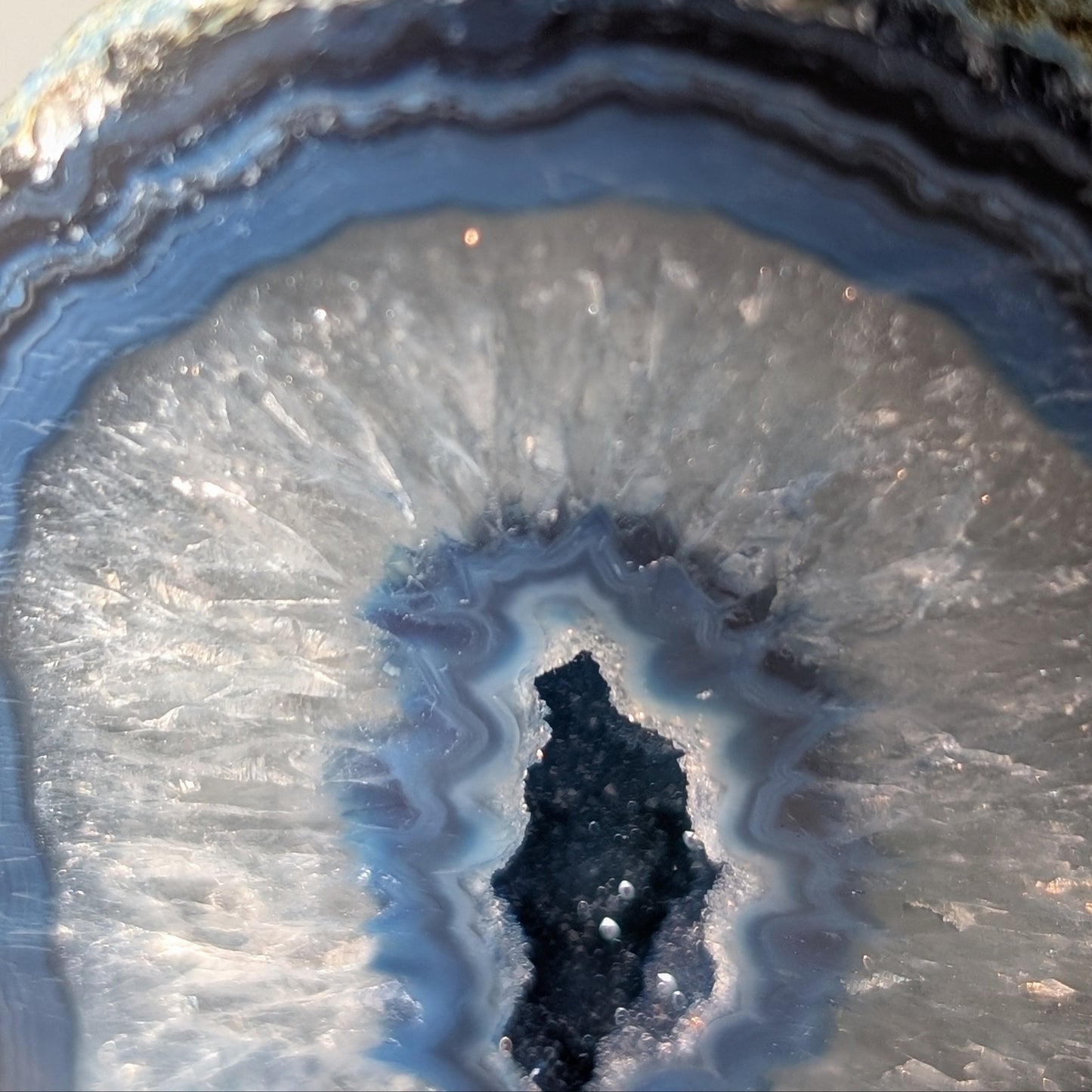 Blue Agate Geode (Option #6)