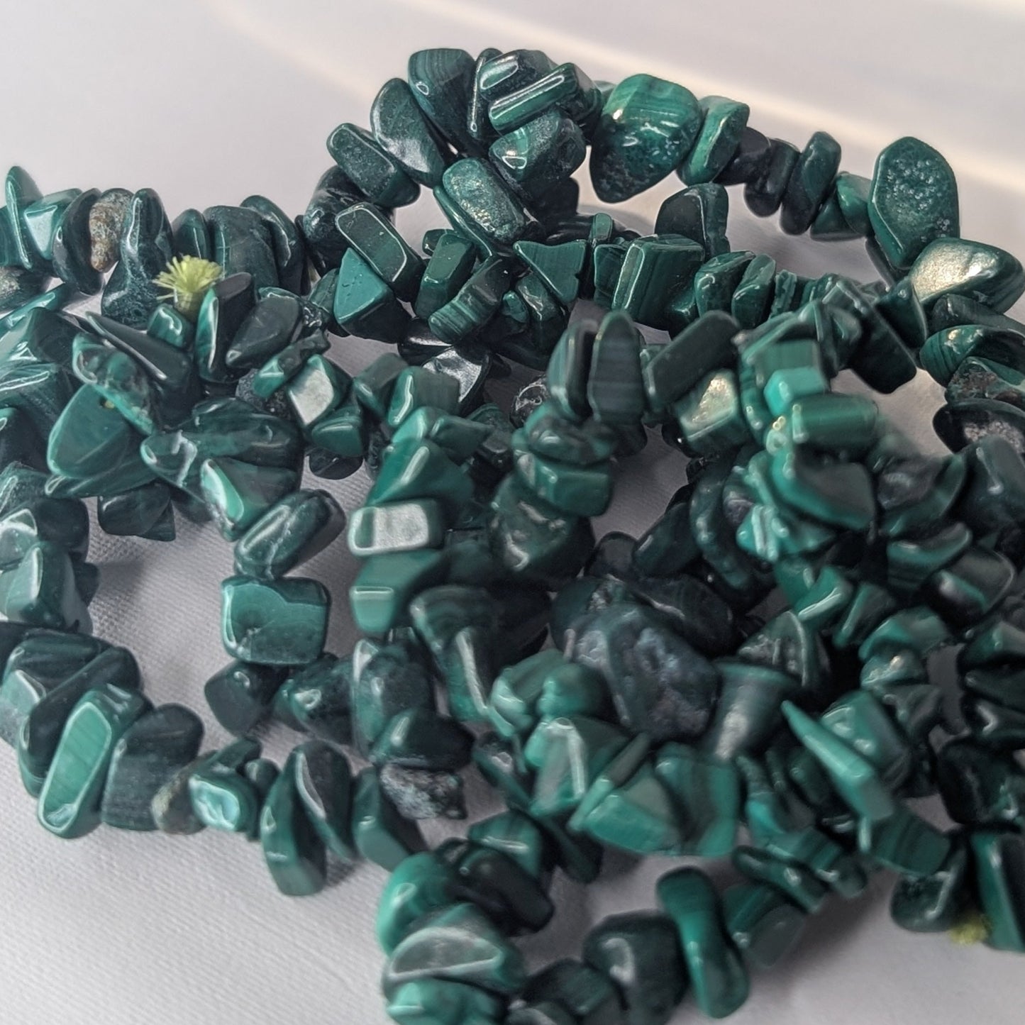 Malachite Chip Bracelet