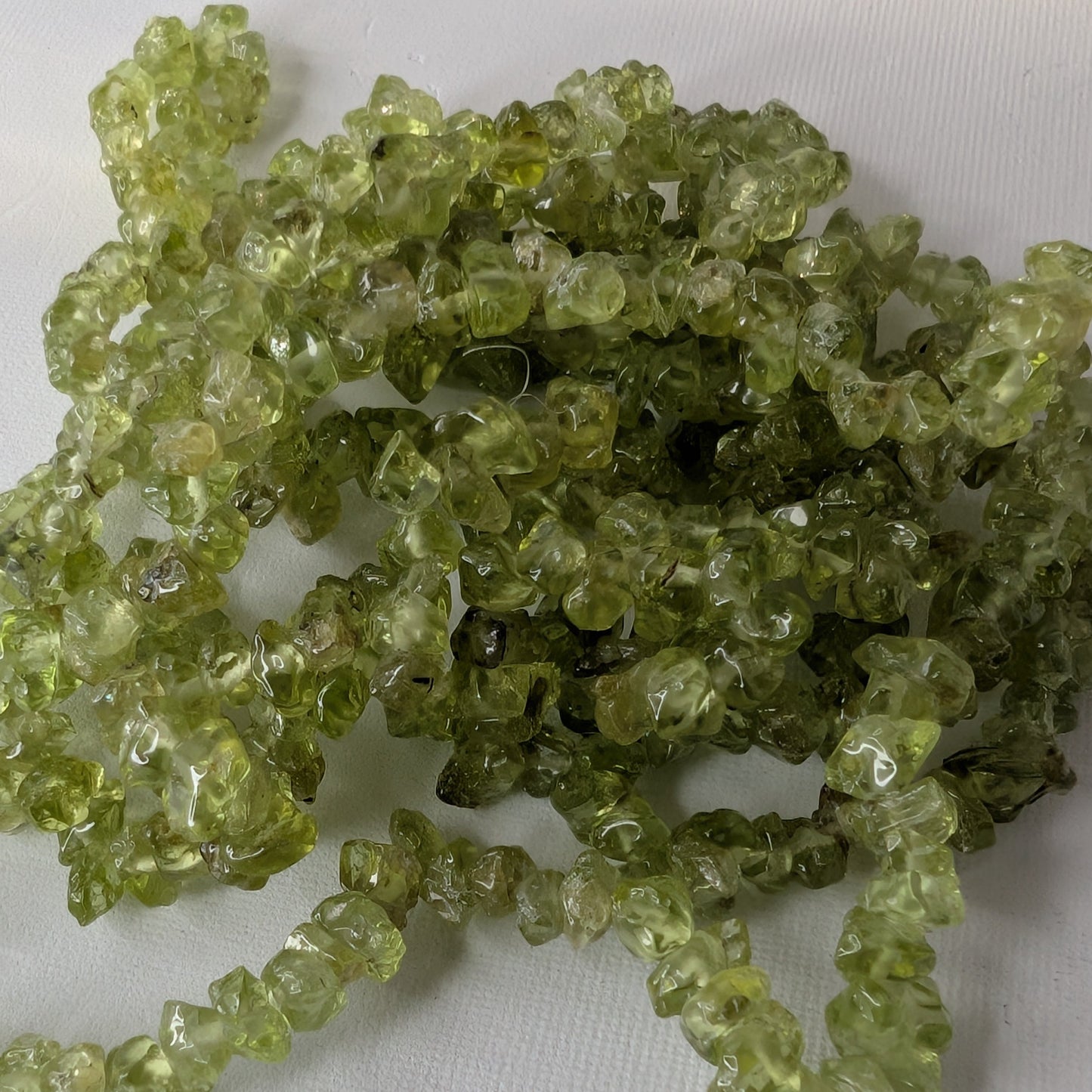 Peridot Chip Bracelet