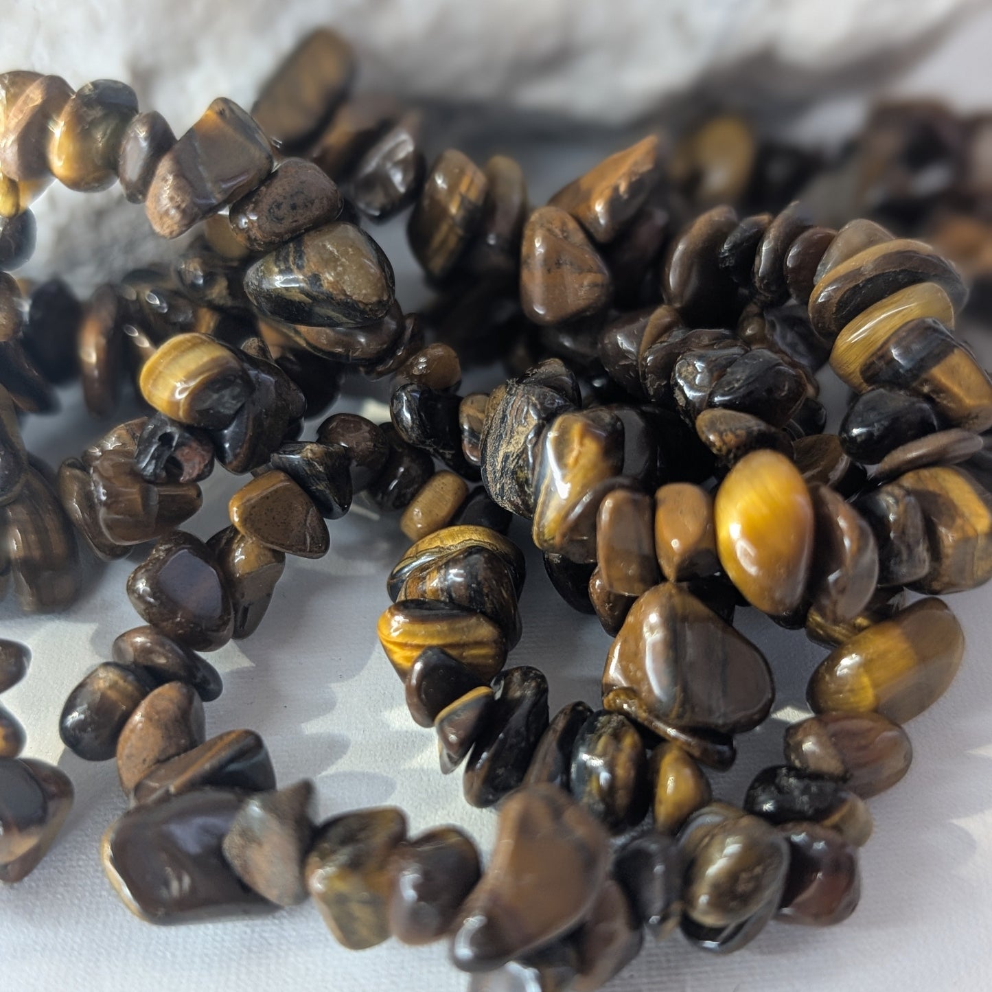 Tiger Eye Chip Bracelet