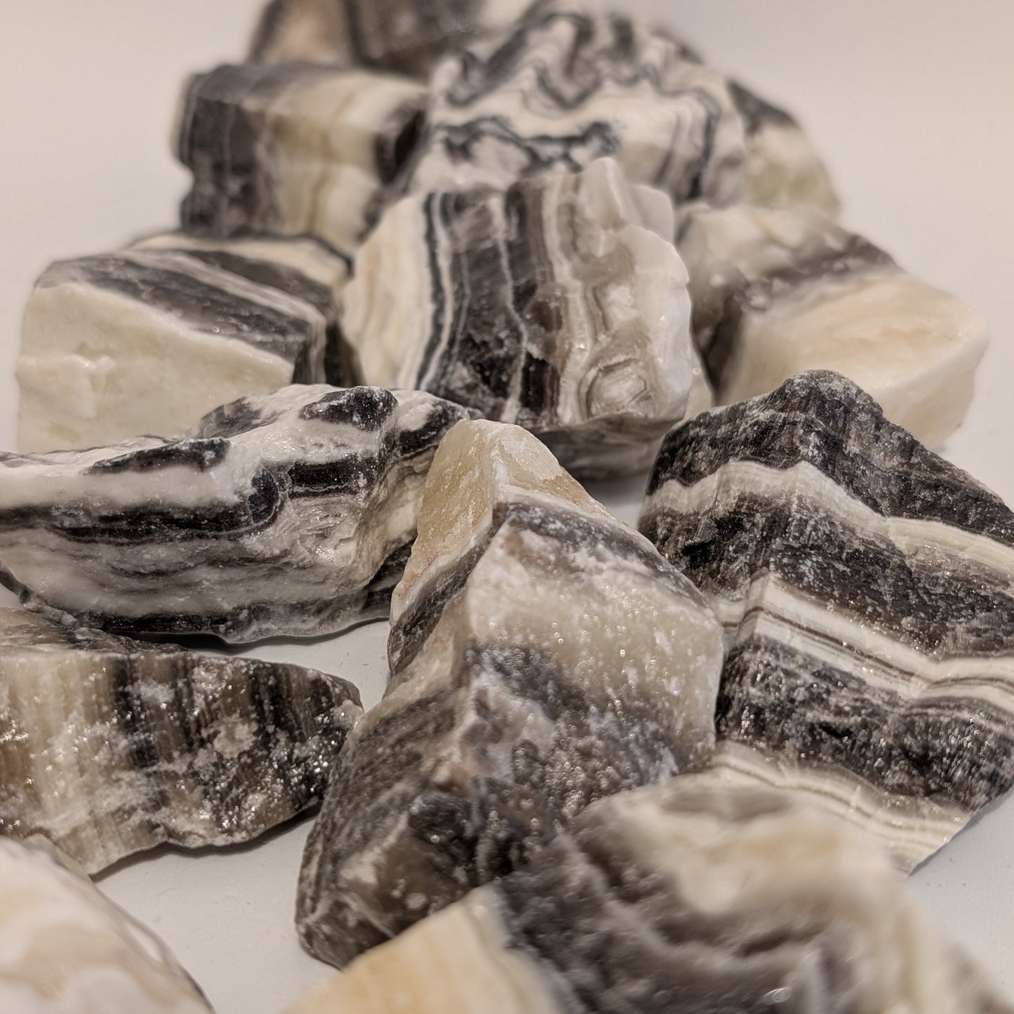 Zebra Calcite Rough Rock
