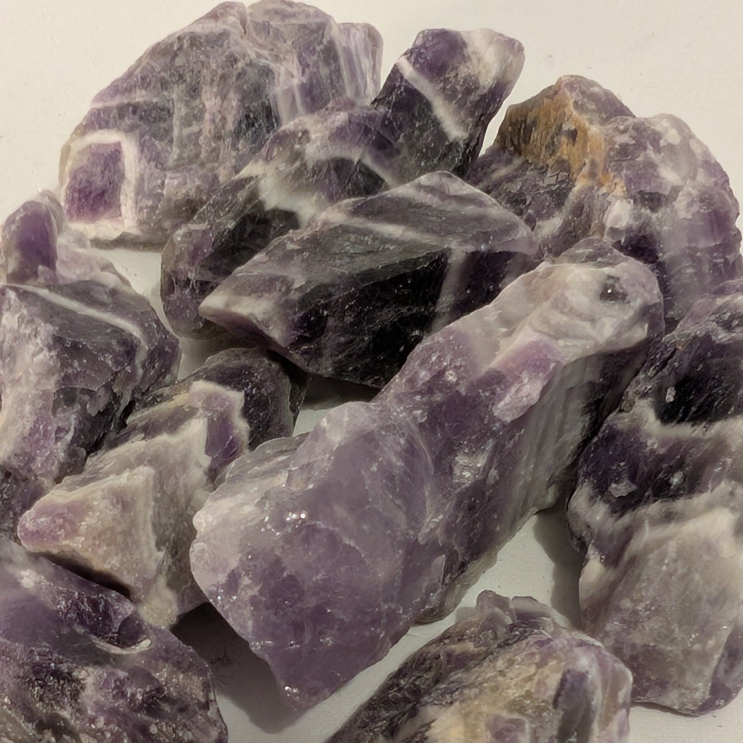 Banded Amethyst Rough Rock