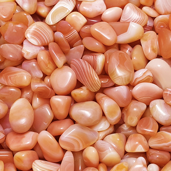Apricot Agate Tumbled Stone