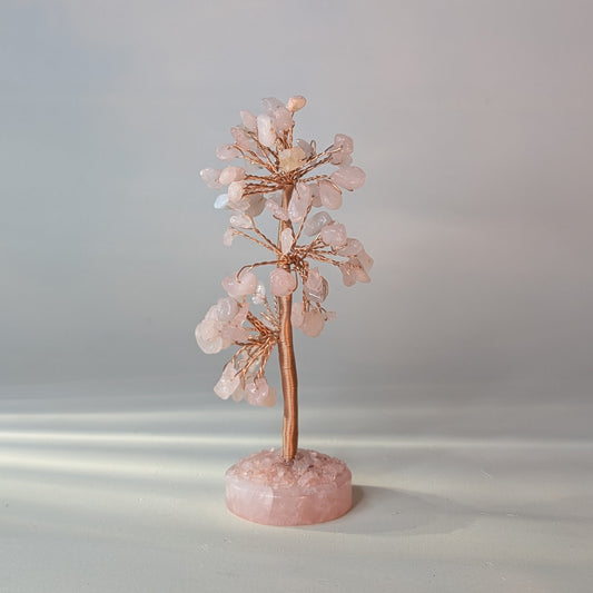 Rose Quartz Gemstone Trees