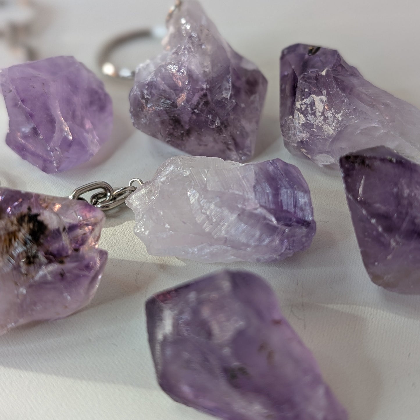 Amethyst Keyring