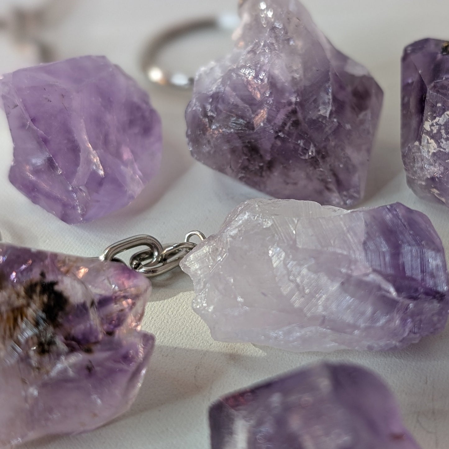 Amethyst Keyring