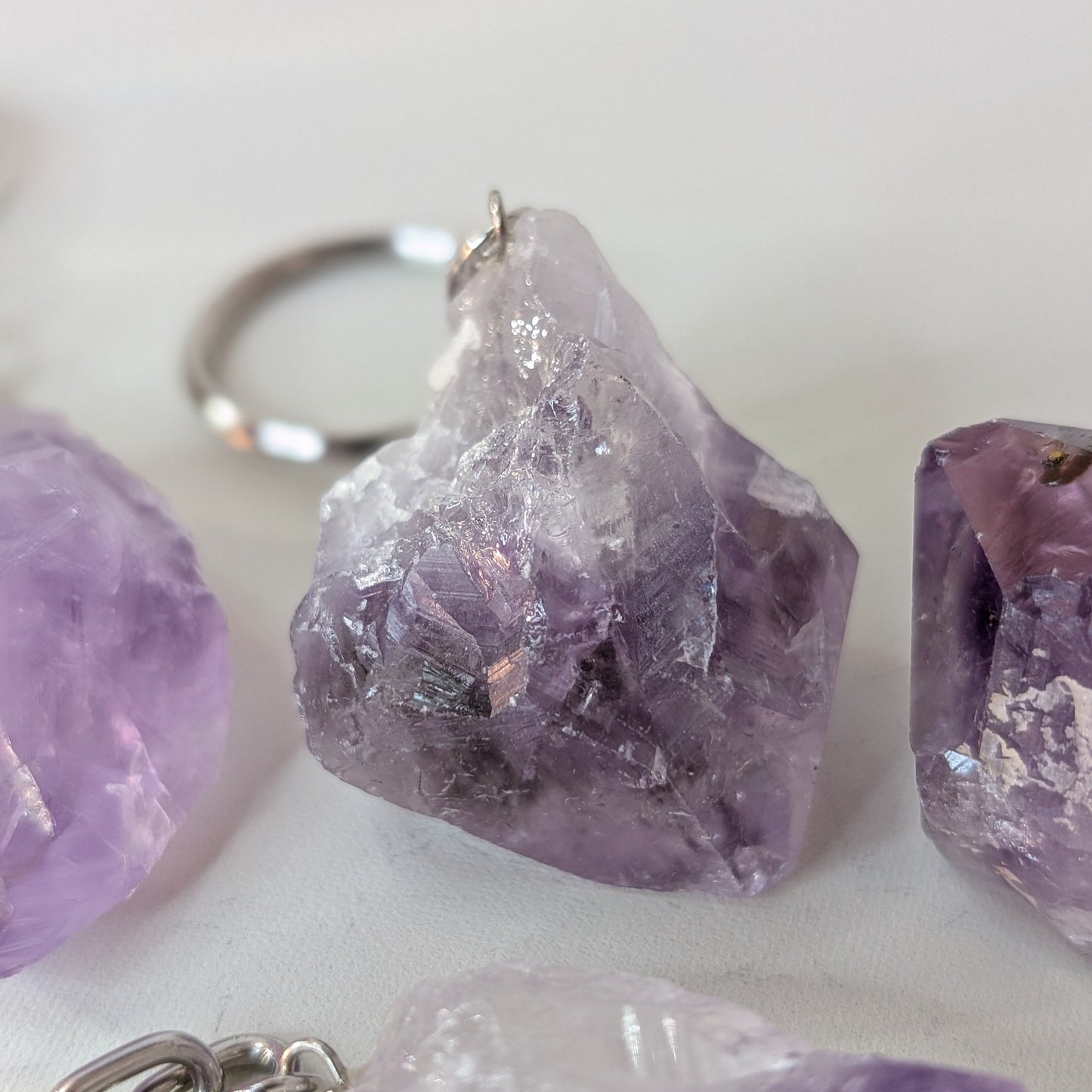 Amethyst Keyring