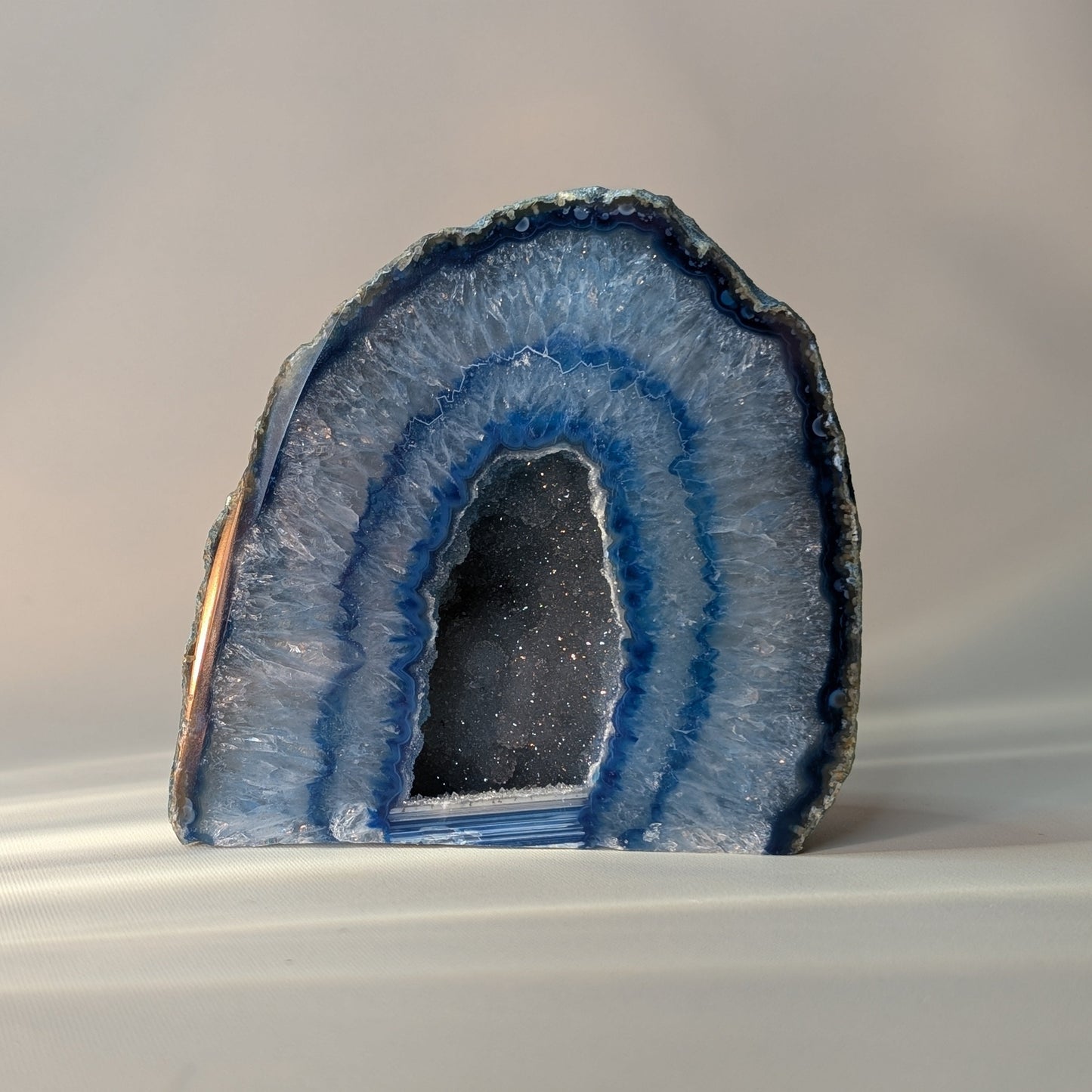 Blue Agate Geode (Option #11)