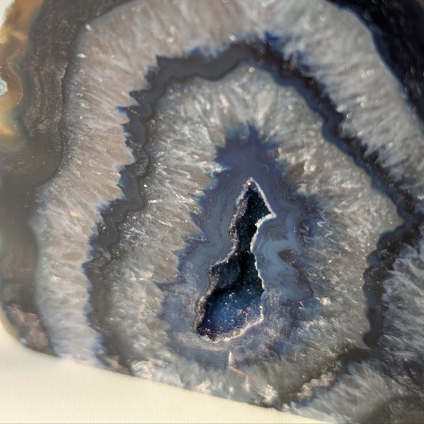 Blue Agate Geode (Option #12)