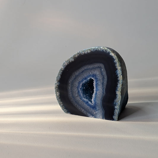 Blue Agate Geode (Option #9)