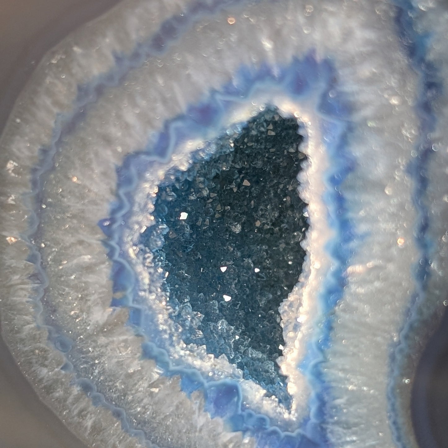 Blue Agate Geode (Option #9)