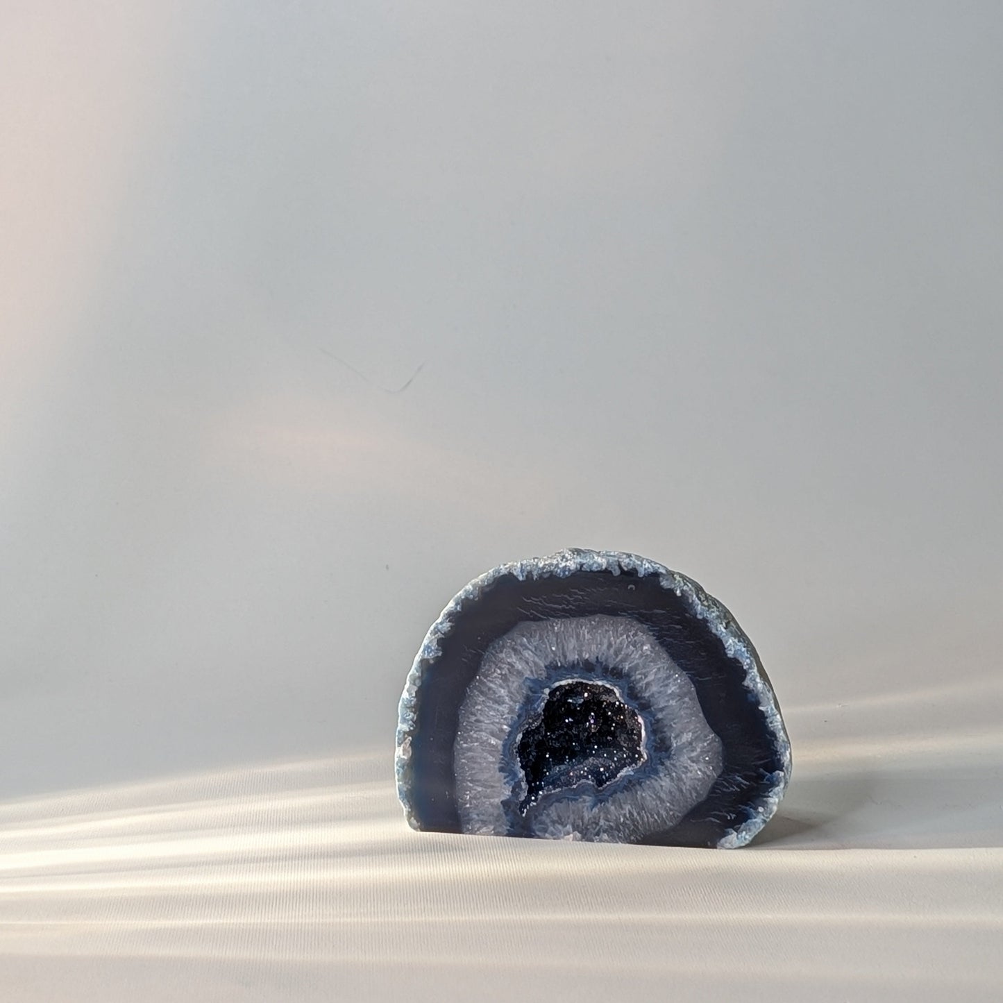 Blue Agate Geode (Option #8)