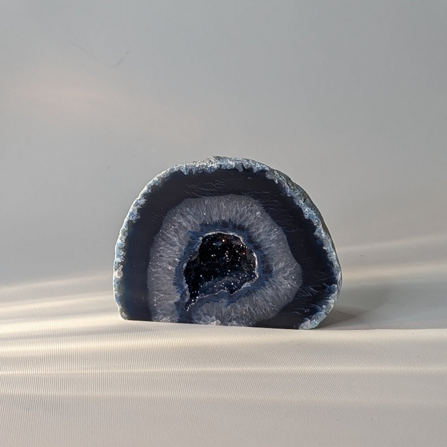 Blue Agate Geode (Option #8)