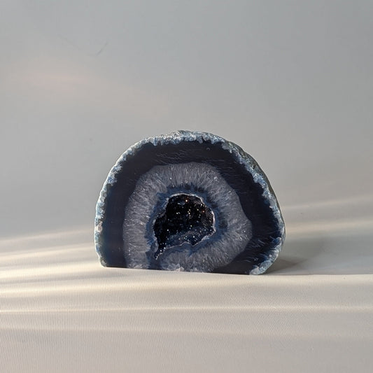 Blue Agate Geode (Option #8)