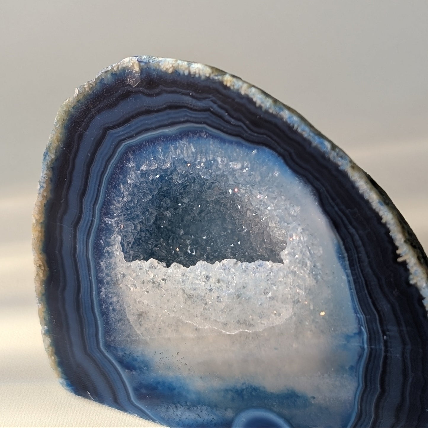 Blue Agate Geode (Option #7)