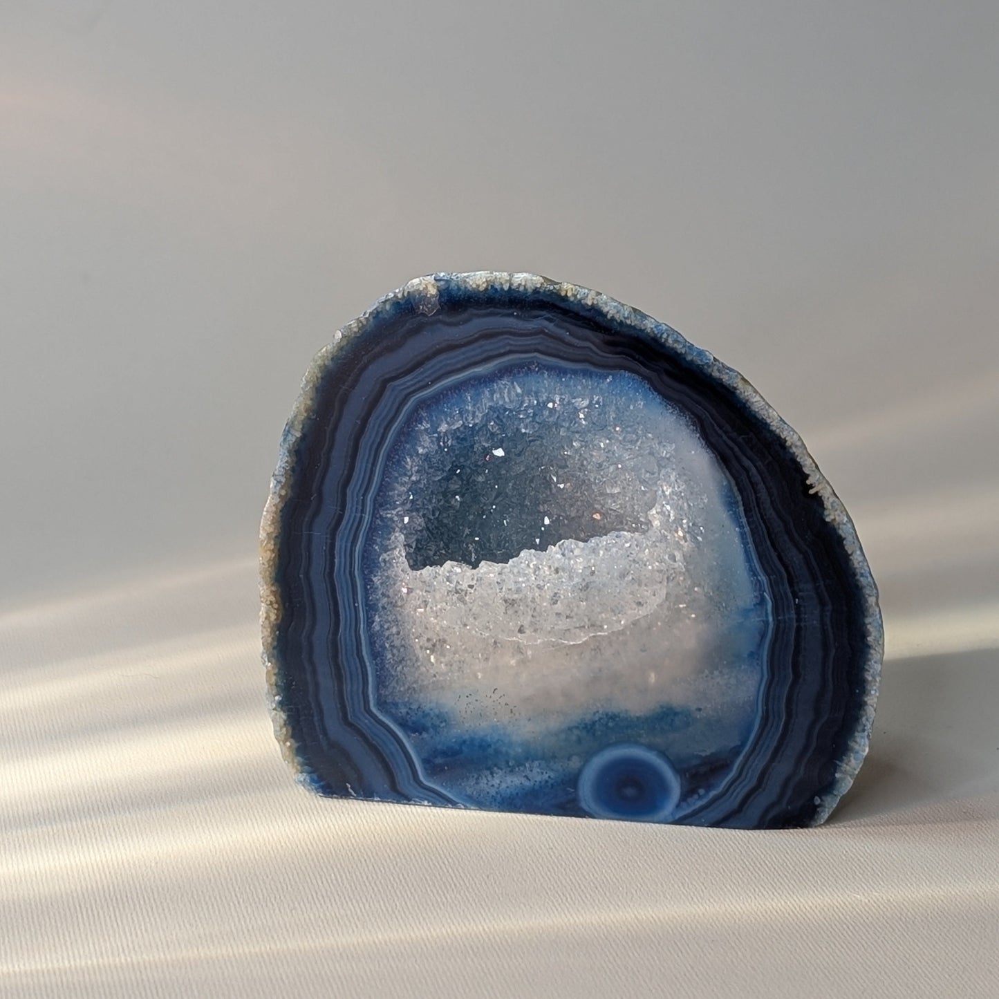 Blue Agate Geode (Option #7)