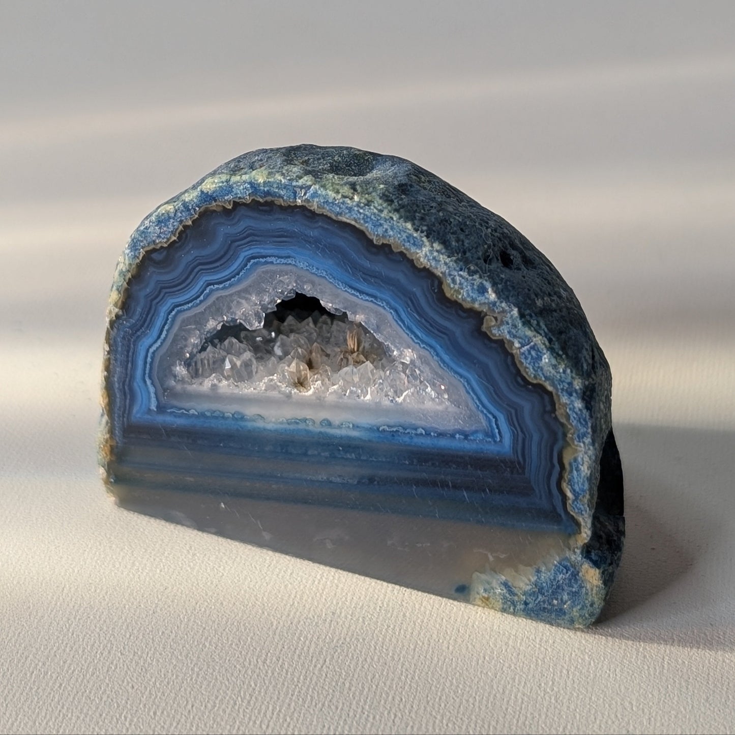 Blue Agate Geode (Option #4)