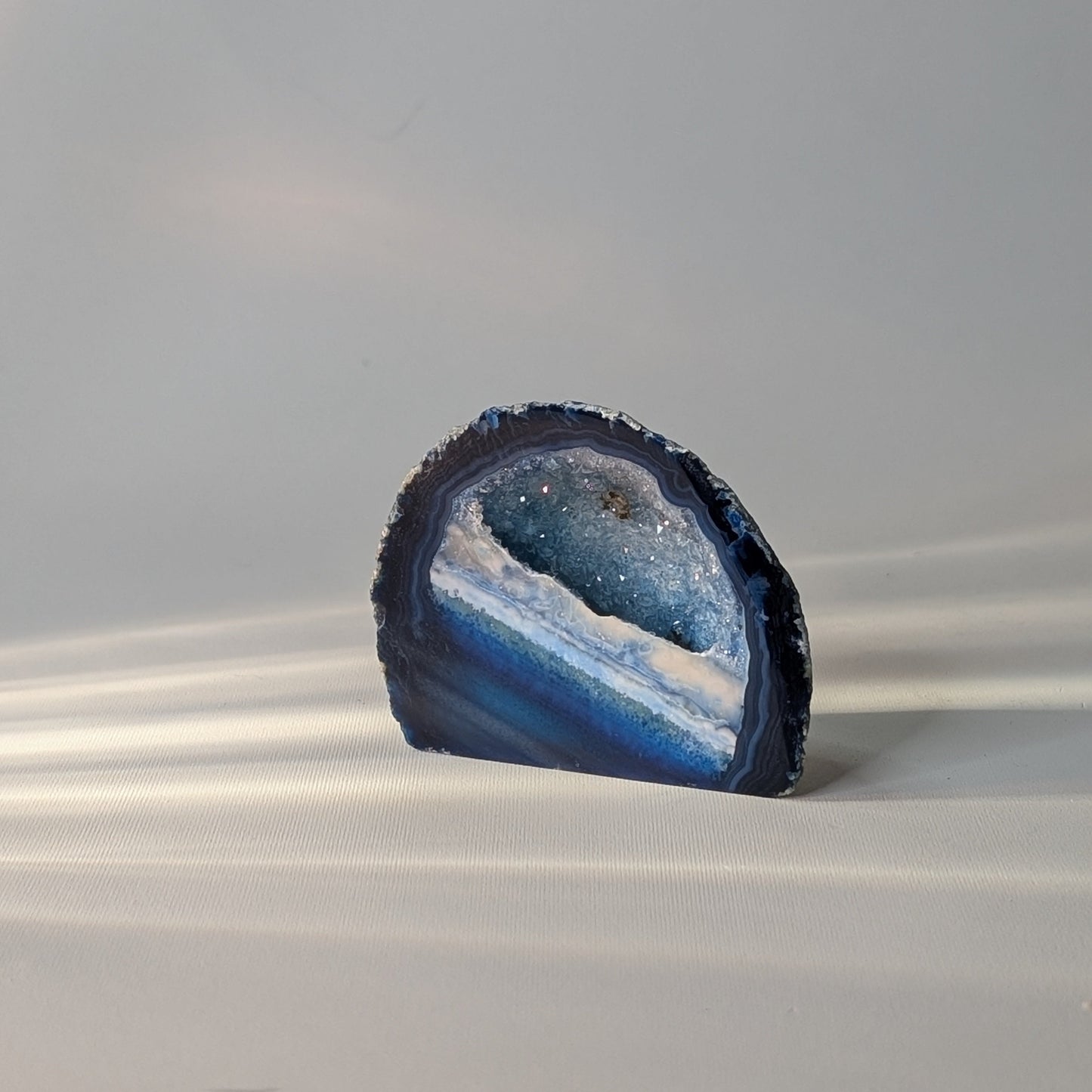 Blue Agate Geode (Option #2)