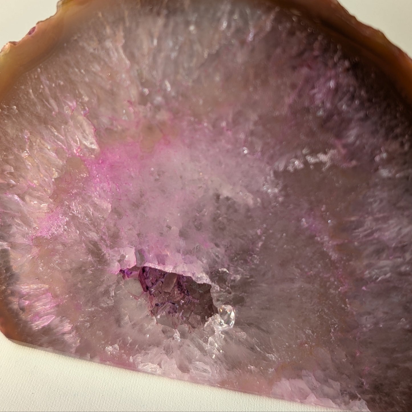 Pink Agate End (Option #1)