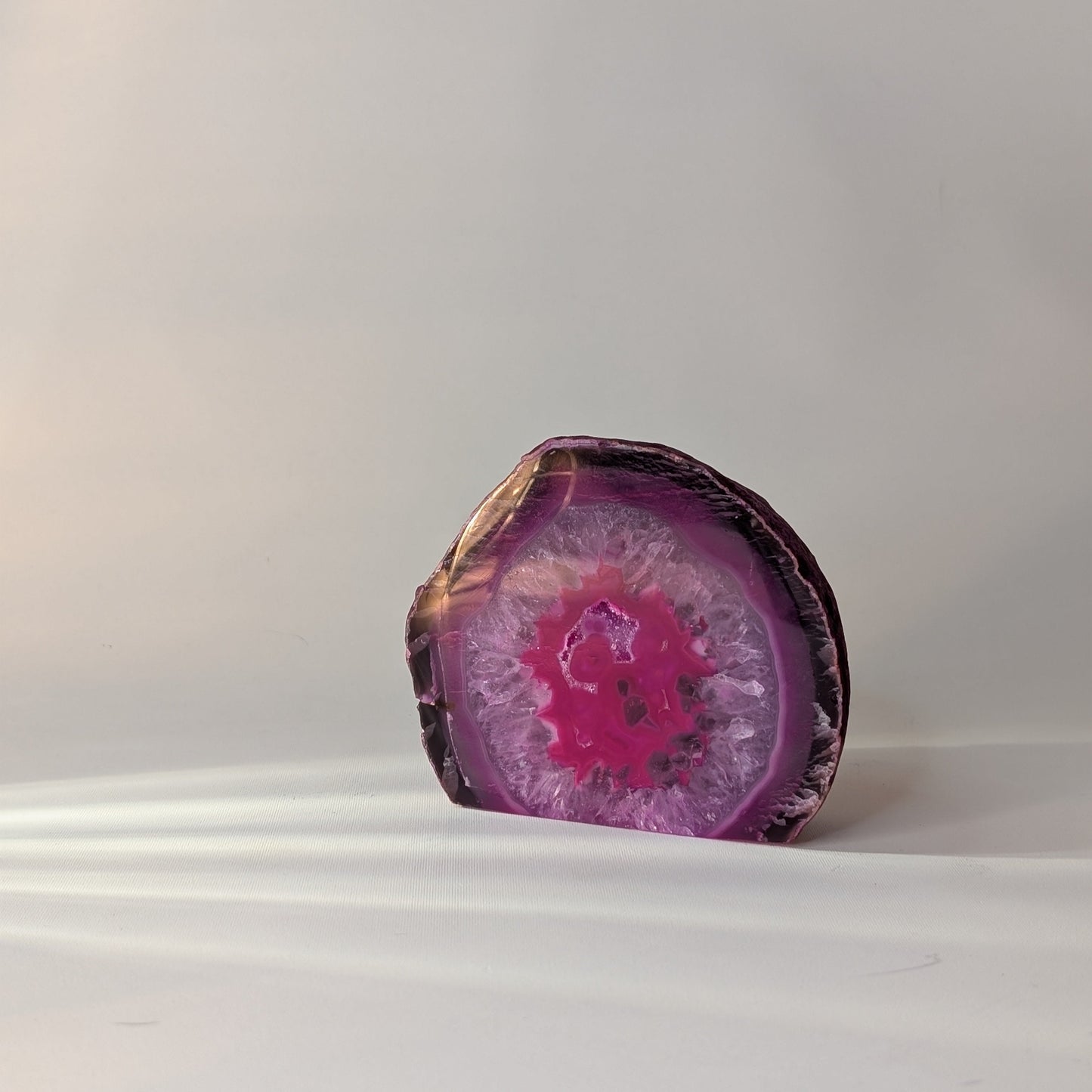 Pink Agate End (Option #2)