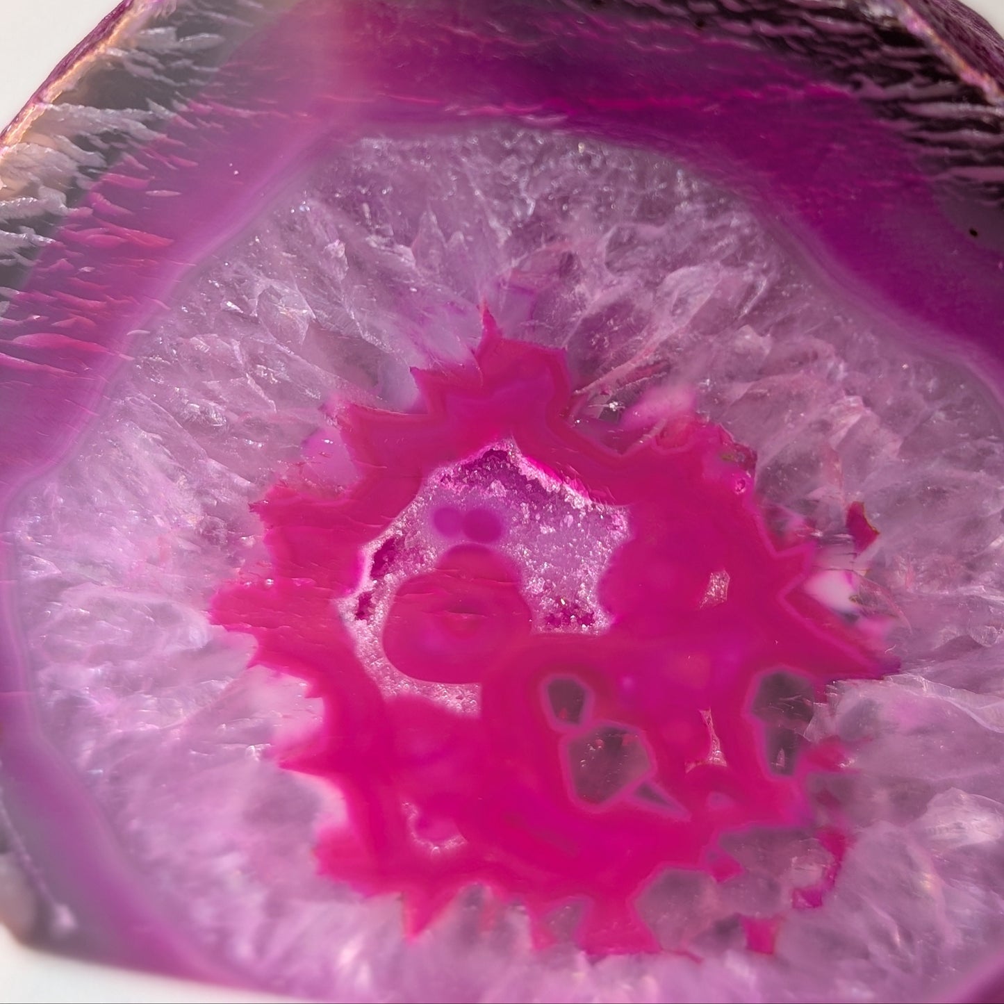 Pink Agate End (Option #2)