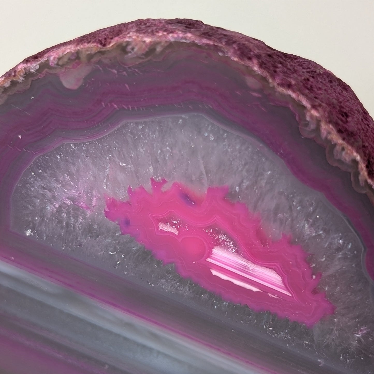 Pink Agate End (Option #9)
