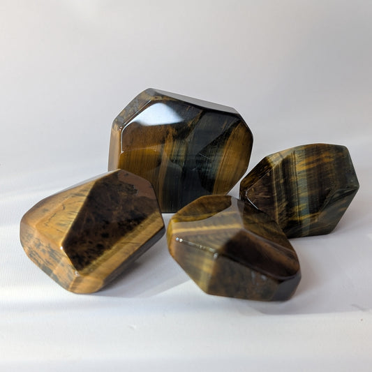 Tiger Eye Faceted Stones