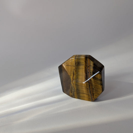 Tigers Eye Faceted Stone (Option #3)