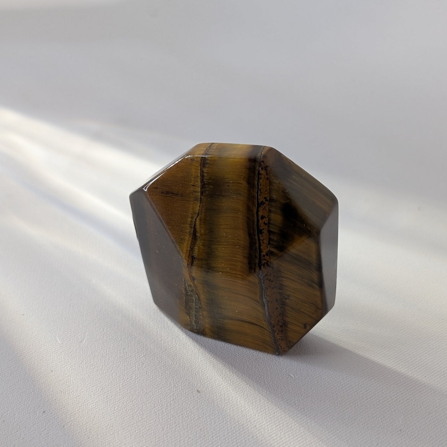 Tigers Eye Faceted Stone (Option #3)