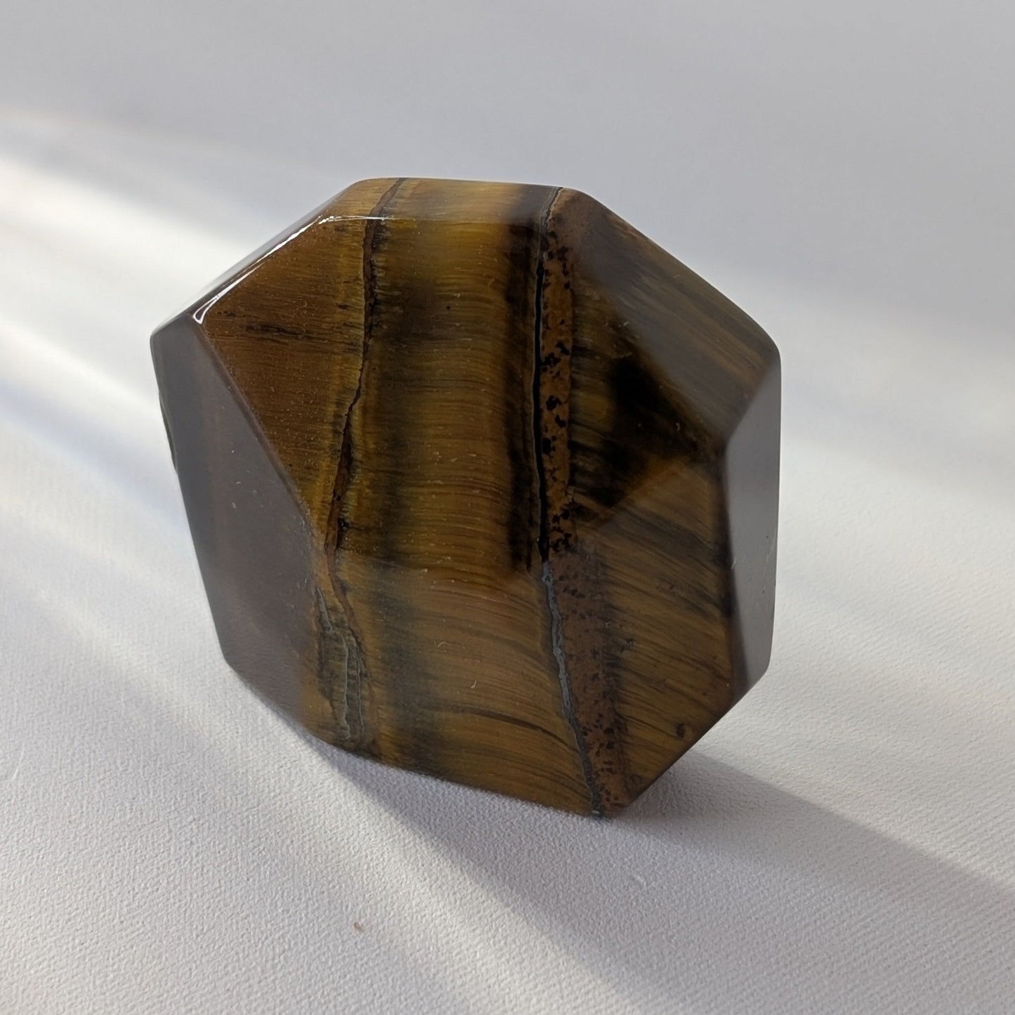 Tigers Eye Faceted Stone (Option #3)