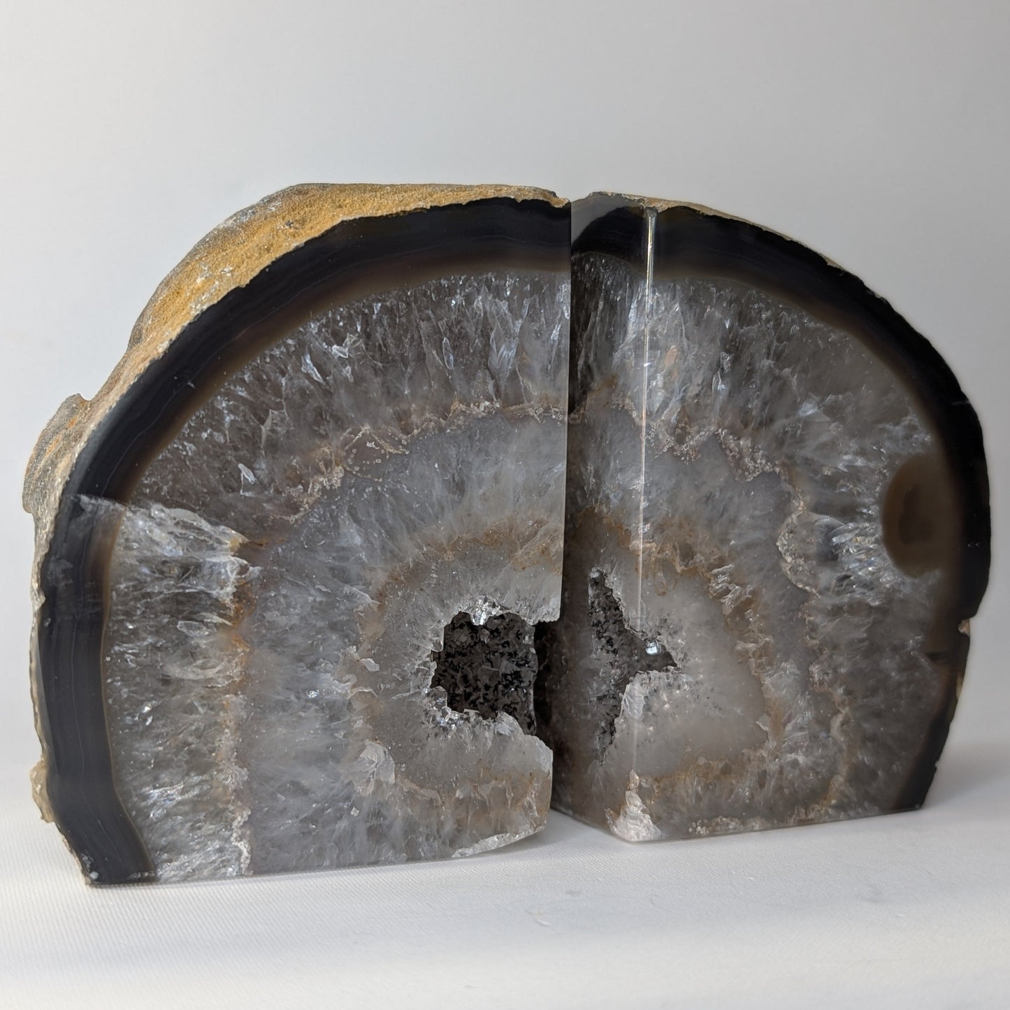 Black Agate Bookend Dyed (Option #1)
