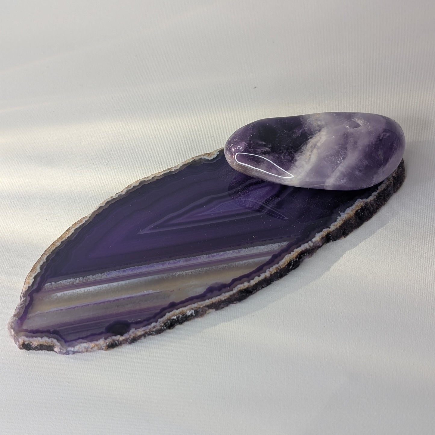 Purple Agate Incense Holder (Option #1)