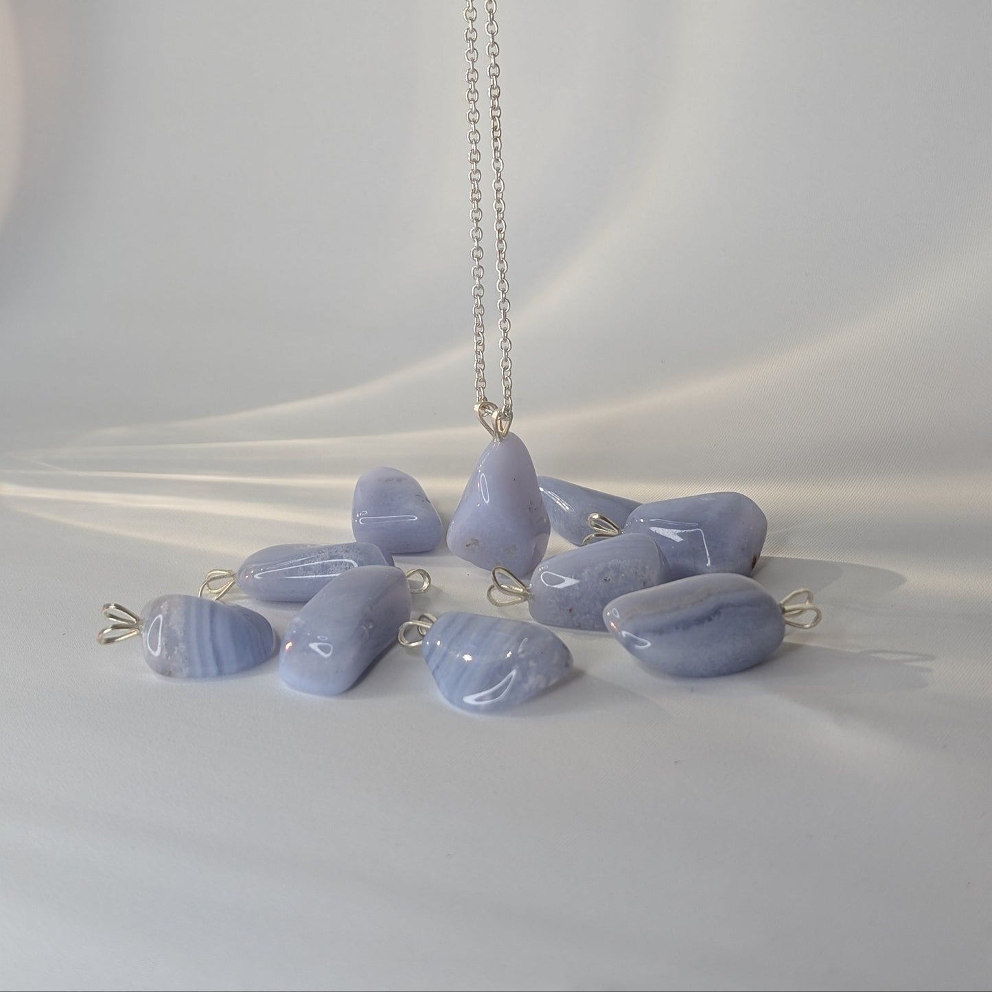 Blue Lace Agate Pendant