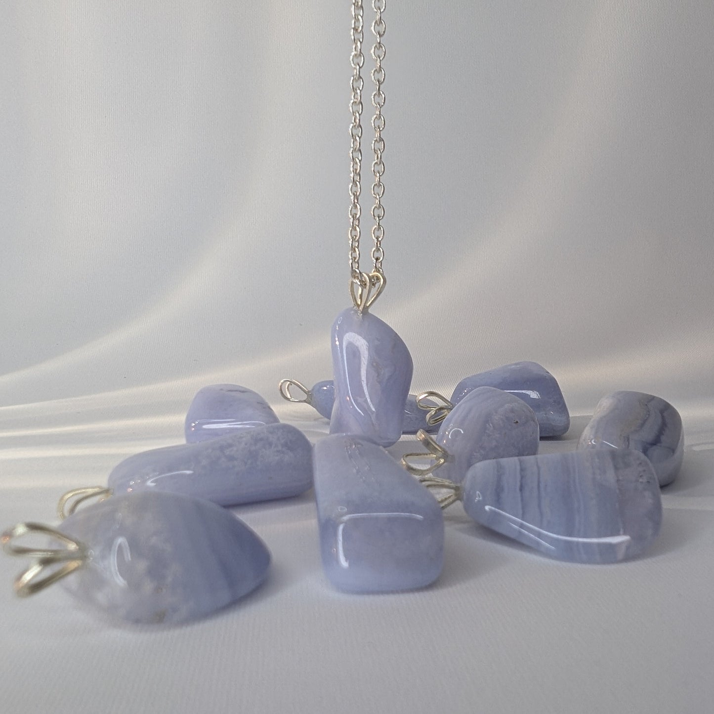 Blue Lace Agate Pendant