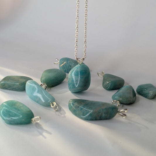 Amazonite Stone Pendant