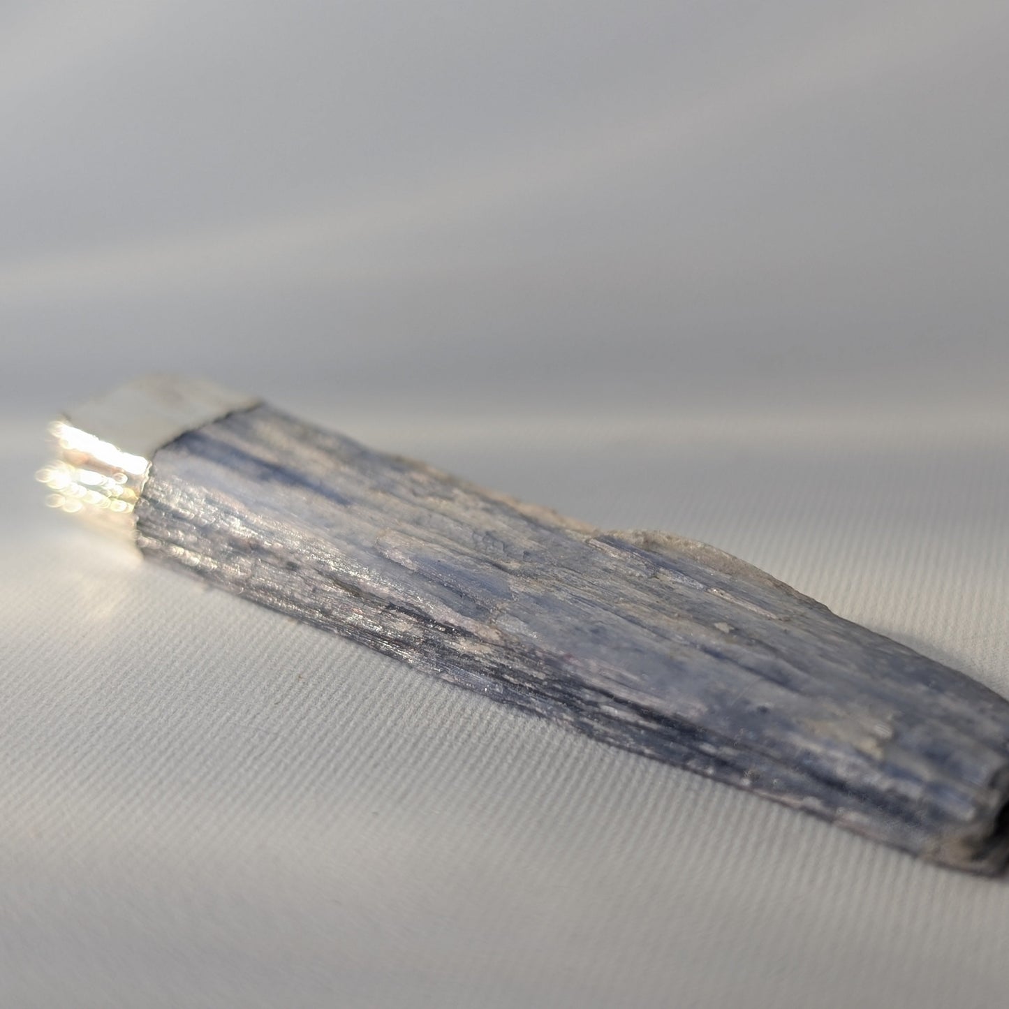 Raw Kyanite Rectangle Pendant
