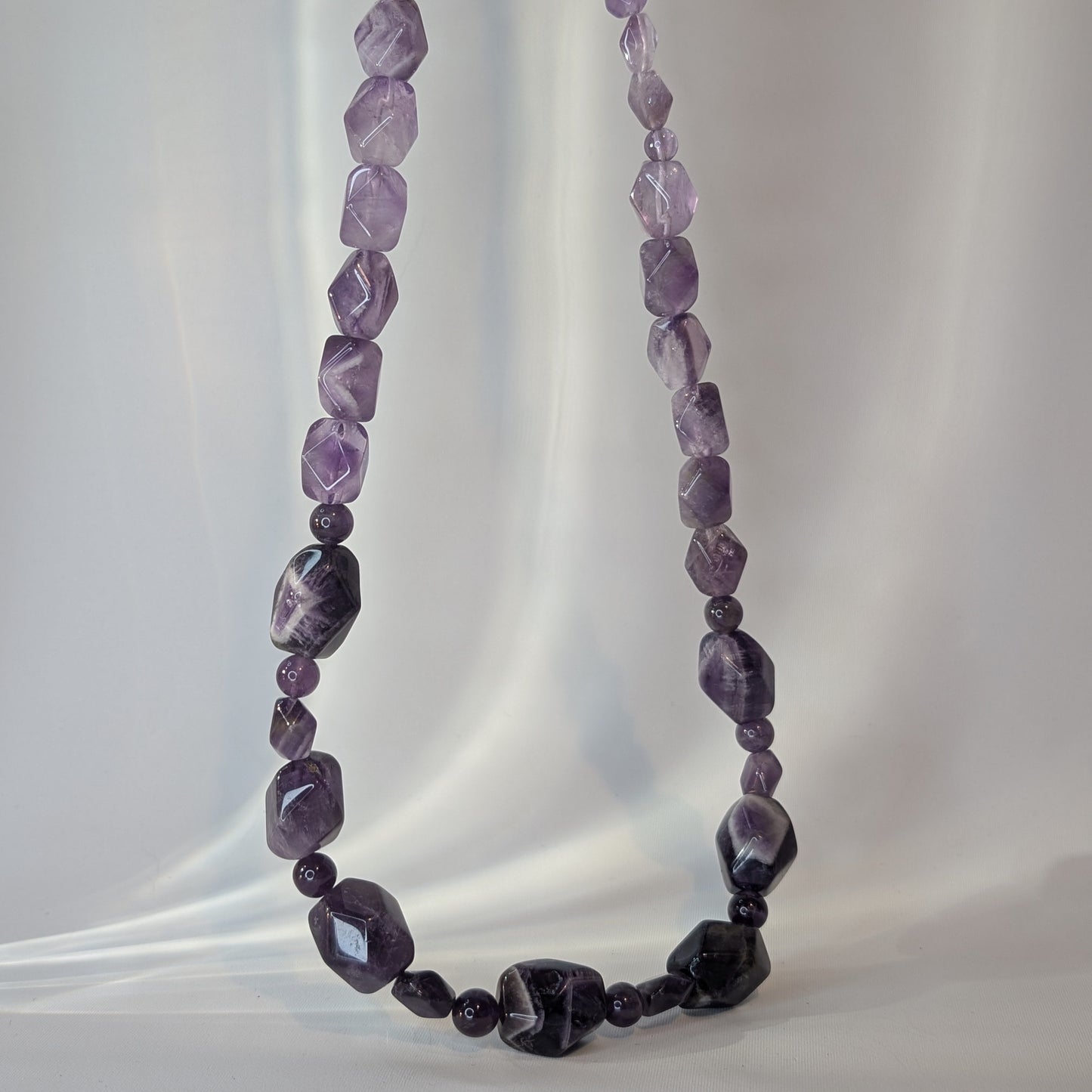Amethyst Polished Stone Necklace