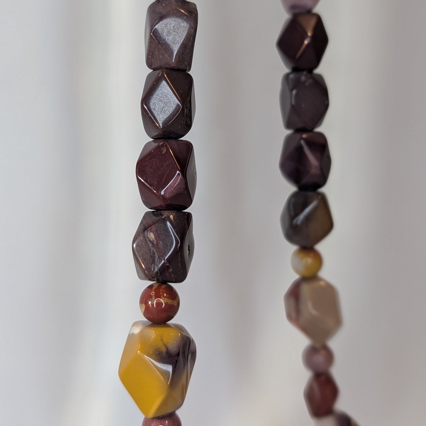 Mookaite Polished Stone Necklace