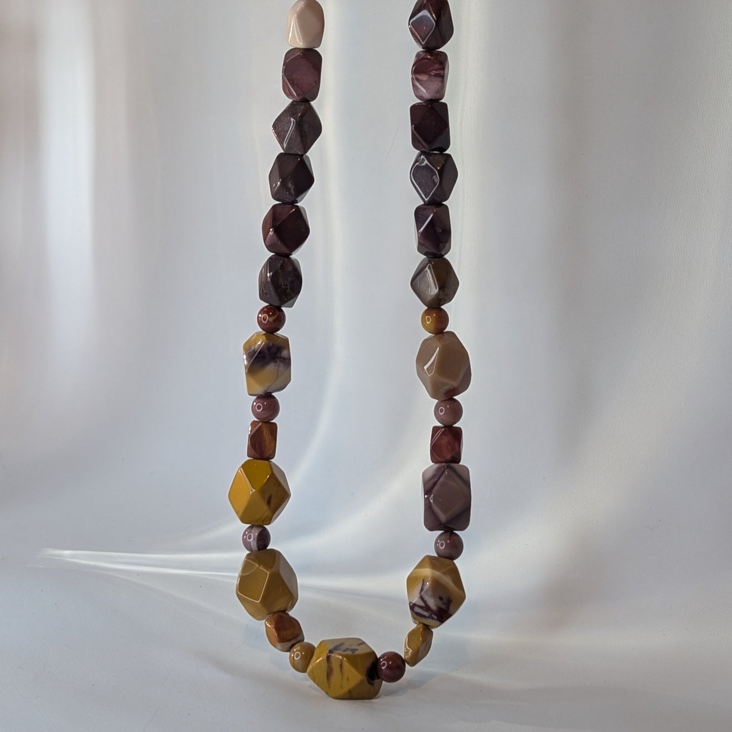 Mookaite Polished Stone Necklace
