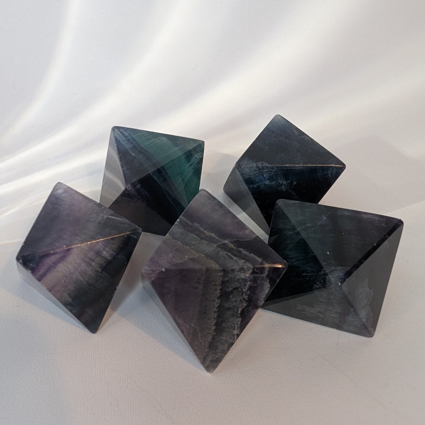 Fluorite Octahedrons