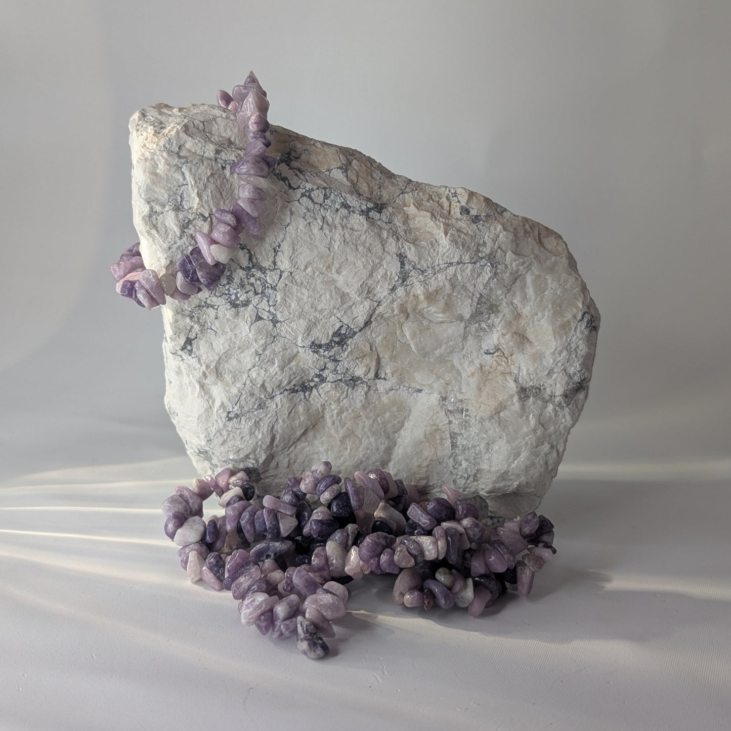 Lepidolite Chip Bracelet