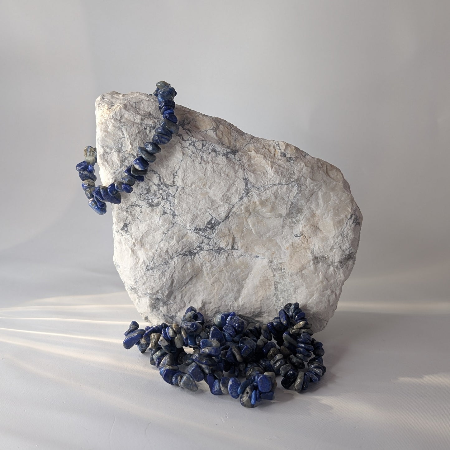 Lapis Lazuli Chip Bracelet