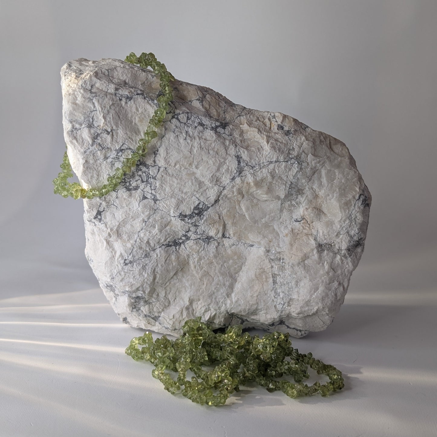 Peridot Chip Bracelet