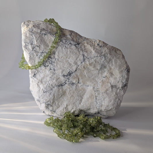 Peridot Chip Bracelet