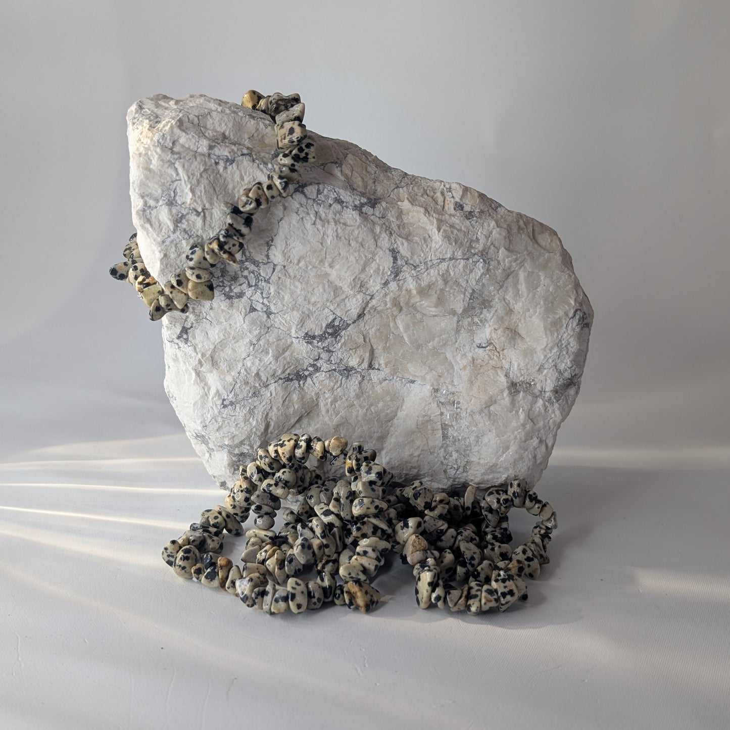 Dalmatian Stone Chip Bracelet
