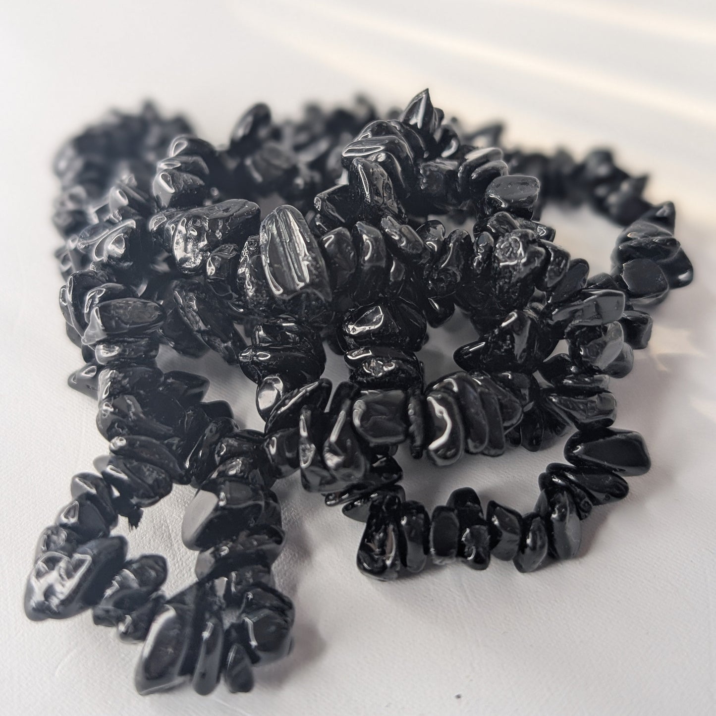 Black Tourmaline Chip Bracelet