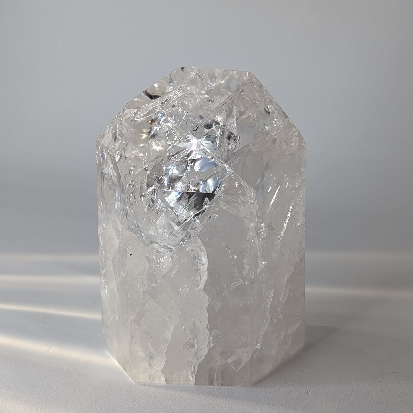 Crackled Quartz Polished Point (Option #2)