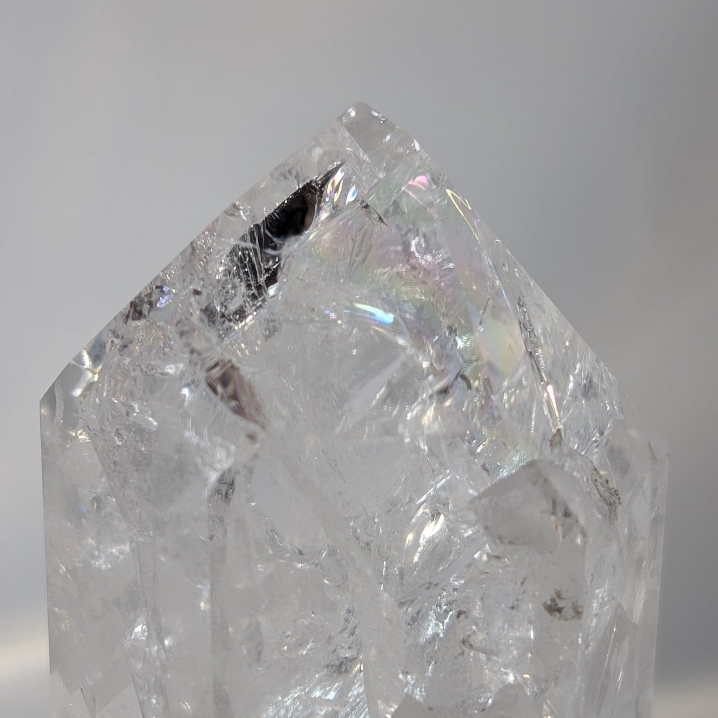 Crackled Quartz Polished Point (Option #1)