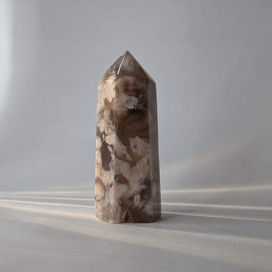 Flower Agate Polished Point (Option #1)